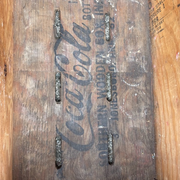 Vintage 20th Century Rustic Coca Cola Coke Trunk Chest Southern Wooden Box - Picture 6 of 7